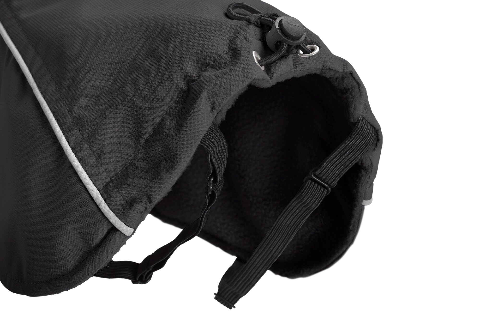 HUNTER Hundemantel NORDBY, Farbe: schwarz, wasserabweisend, warm gefüttert, reflektierend, ideal für Outdoor-Abenteuer, schützt vor Kälte & Nässe, maschinenwaschbar, Größe: 45