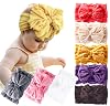 DANMY Baby Girl Elastic Headbands Newborn Toddler Hairbands Bows Children Soft Headwrap Hair Accessories