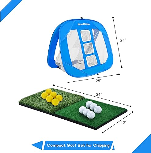 Miniatura 2 de Pop-Up Golf Chipping Net - Ultimate Target Training Chip Aids for Precision & Distance, Outdoor  Indoor Practice, Golfer Gift