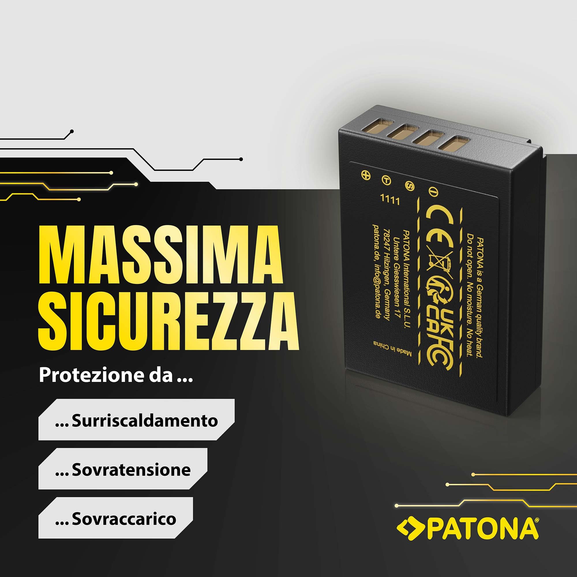 PATONA 2x NP-W126 Batteria 1020mAh – ricambio per Fujifilm NP-W126/NP-W126S – per X100V X100VI X100F, X-T3 X-T5, X-T20–X-T50, X-M5, X-S10, X-Pro, X-E, X-A – doppia scorta per la serie X