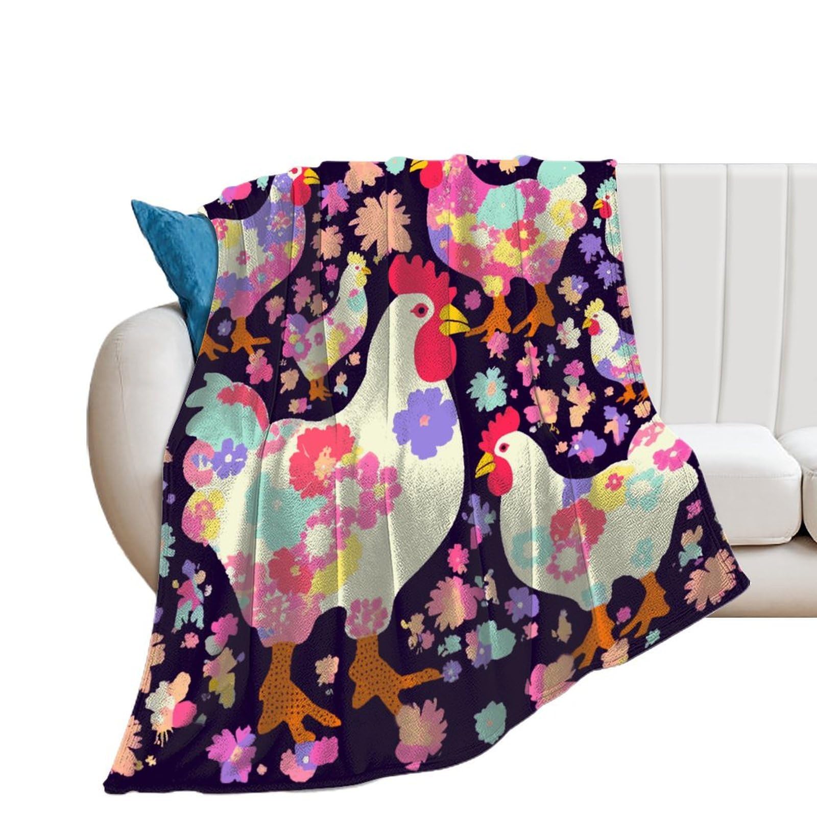 Couverture flanelle contre les nuits fraîches, plaid extra large pour lit