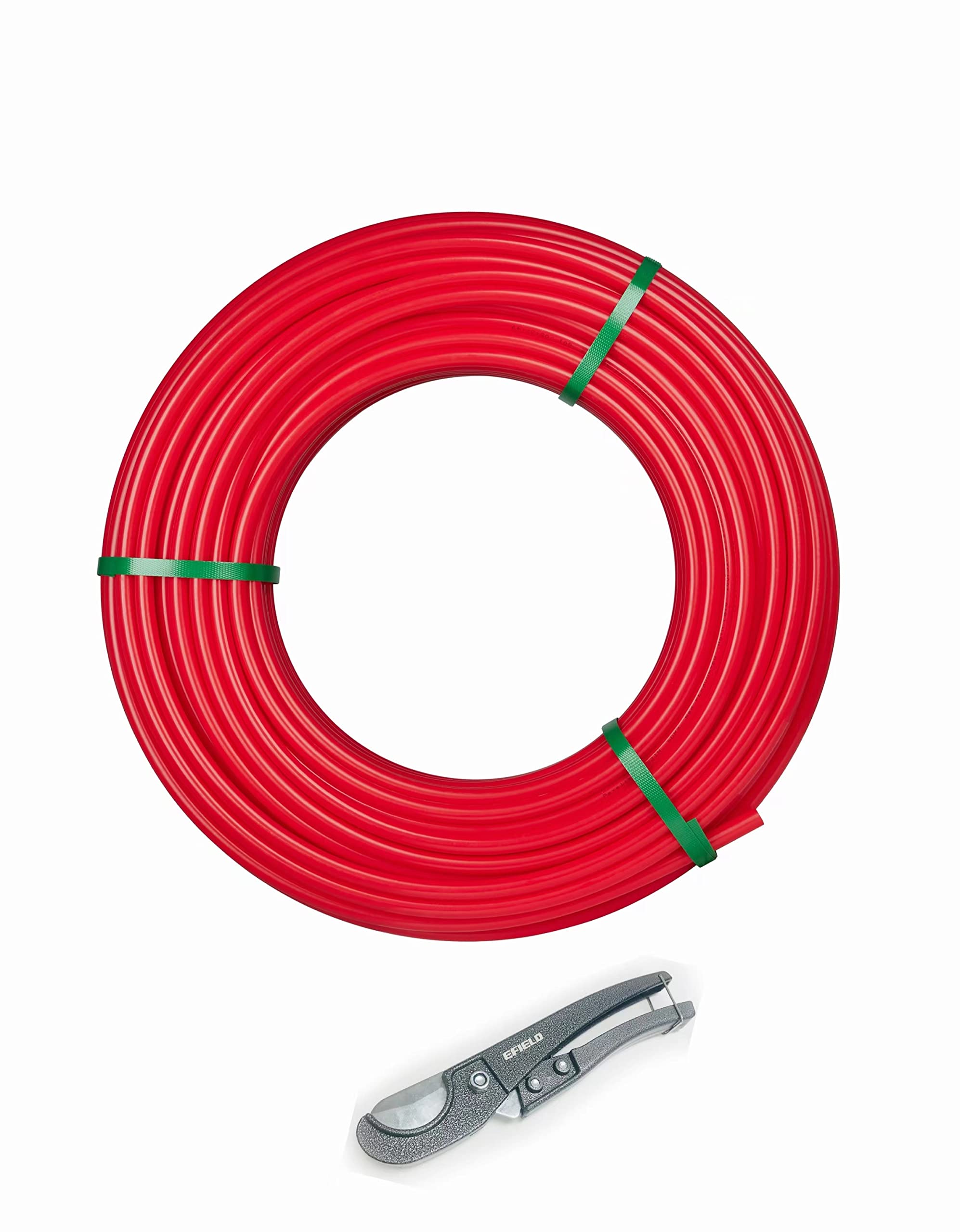 3/4 Inch 100 ft Pex A Pipe/Tubing Red Color for Potable Water-Plumbing Application with a Pipe Cutter,(YR100)