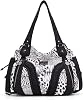 Angel Kiss Handbag Women's Shoulder Bag Multifunctional Shoulder Bags Waterproof PU Vegan Leather with Zip Closure Pockets