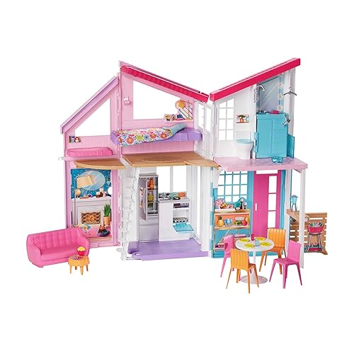 Immagine del prodotto Barbie - Casa di Malibu - Playset Trasformabile con Plug-and-Play - Oltre 25 Accessori - 60 Cm - Regalo per Bambini da 3+ Anni, FXG57
