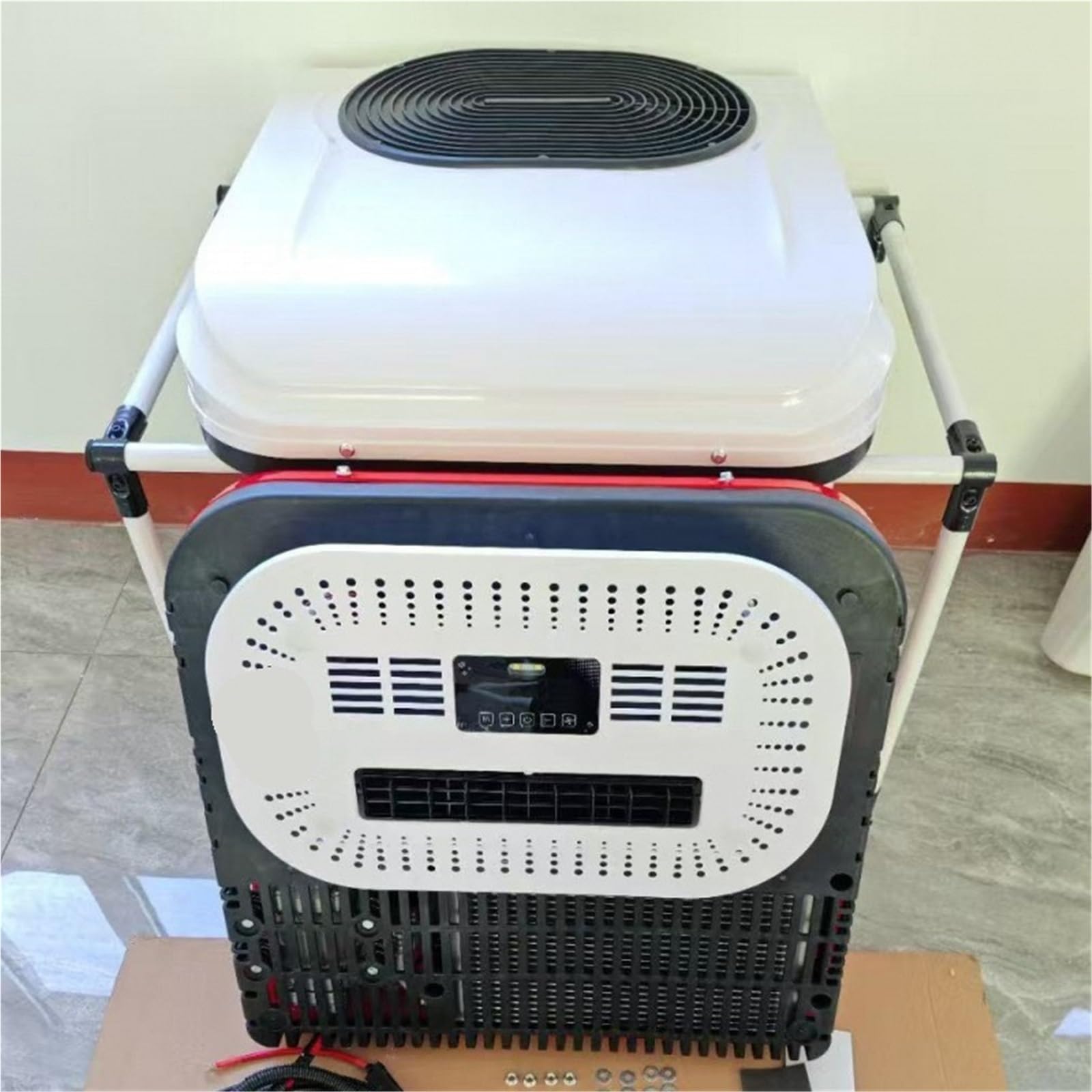 Aire Acondicionado, Aire Acondicionado Para Mini Furgoneta Con Techo De Cabina Coche, Camión, Tractor, 12V, Amplia Compatibilidad,Para Caravana, Camionetas,Viento frio