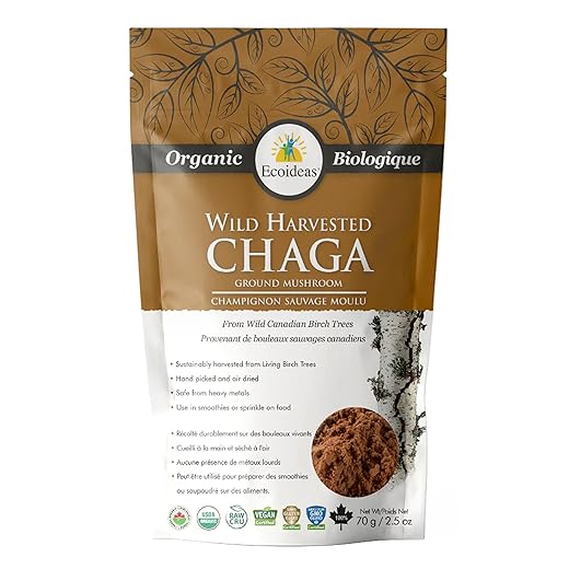 Wild Harvested Chaga Ground Mushroom 70g