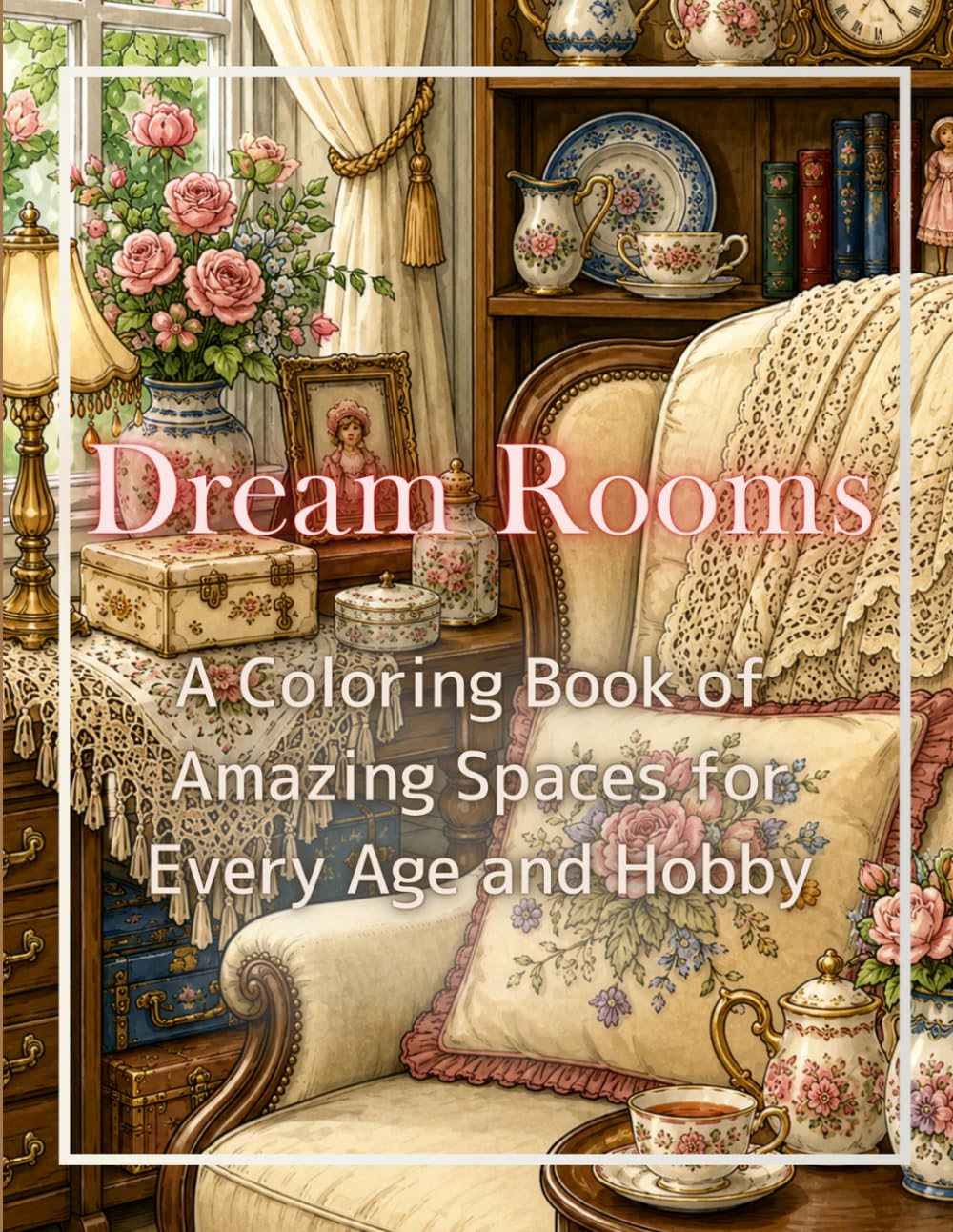 Dream Rooms: A Coloring Book of Amazing Spaces for Every Age and Hobby