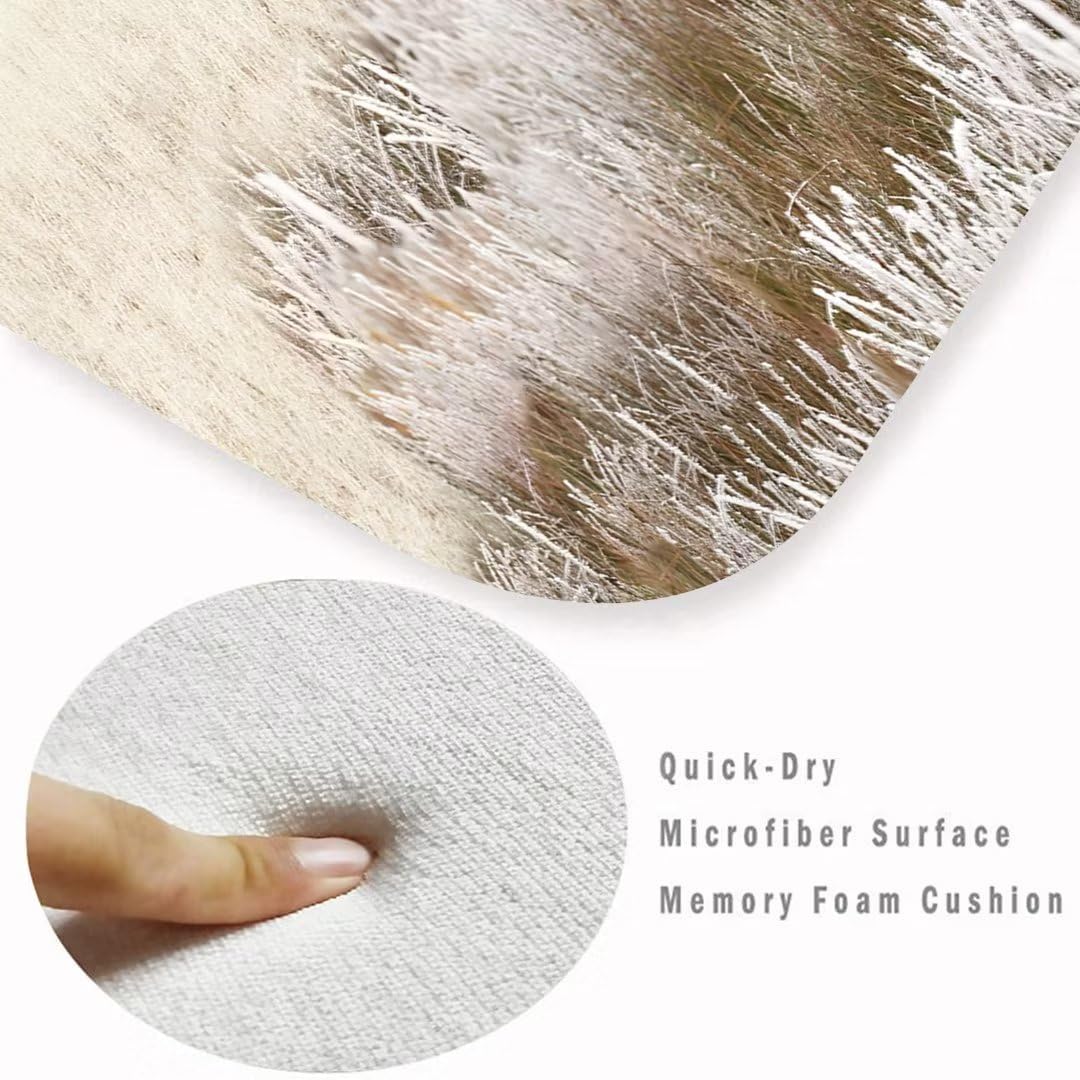 Western Rug Long Runner Rug for Hallway 2x6,Bull Longhorns Highland Cow Farmhouse Country Farm Cattle,Area Rug Hallway Rugs Non-Slip Floor Carpet for Bedroom Entrance Door Mat Washable Kitchen Rugs