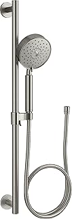 KOHLER 22178-BN Purist 2.5Â gpmÂ Multifunction Hand Shower Kit withÂ KatalystÂ Air-Induction Technology, Brushed Nickel