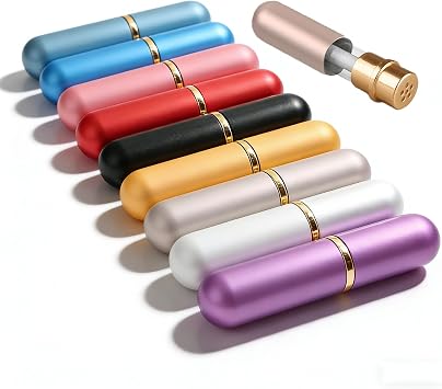 10PCS Multicolor Aluminum Essential Oil Nasal Inhaler Tubes Empty Refillable Elegant Inhaler