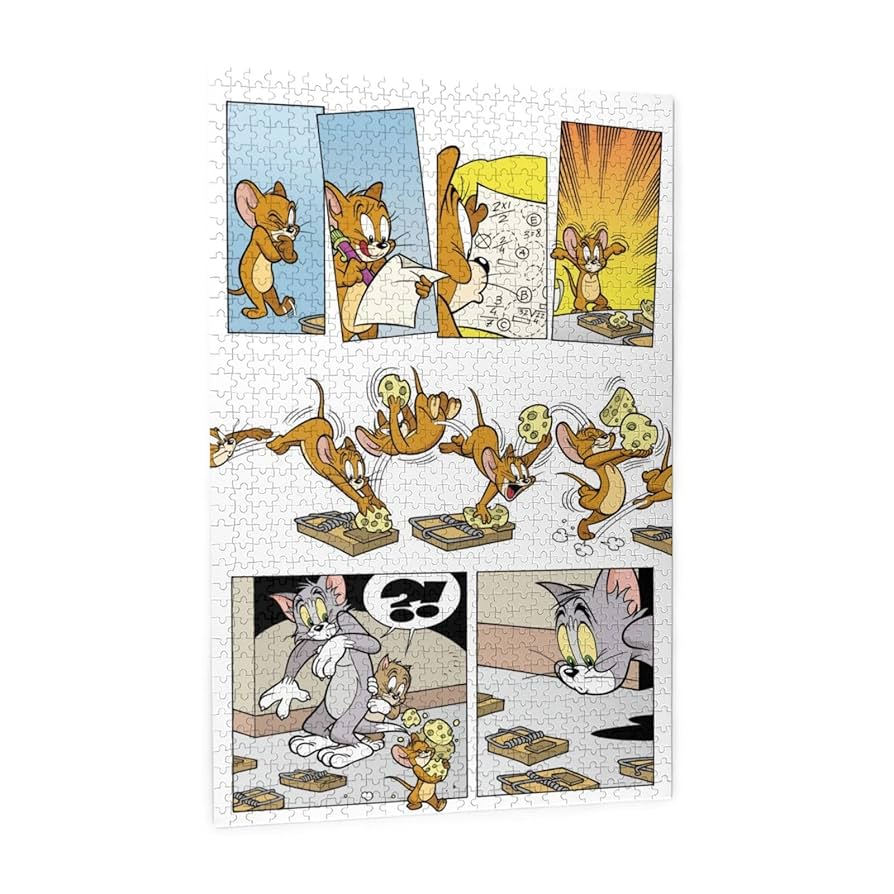 トムジェリ　1000ピースジグソーパズル Amazon.co.jp: トムとジェリー ジグソーパズル 木製 1000ピース