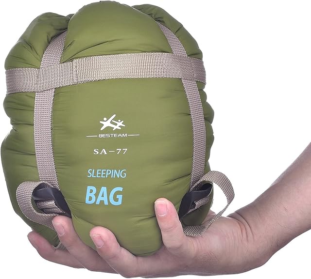 Agemore Ultra-light Warm Weather Rectangular Sleeping Bag, 75" L x 30" W, Outdoor Camping, Backpacking & Hiking - Fit for Kids, Teens and Adults