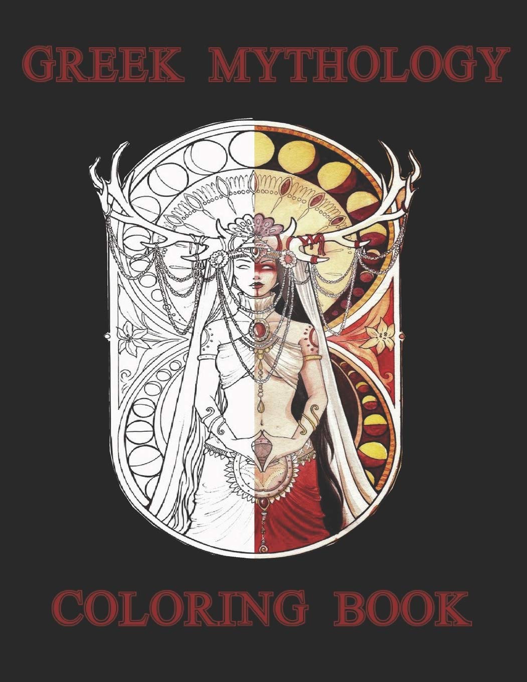 Buy greek mythology coloring book: An Coloring Book with Powerful Greek