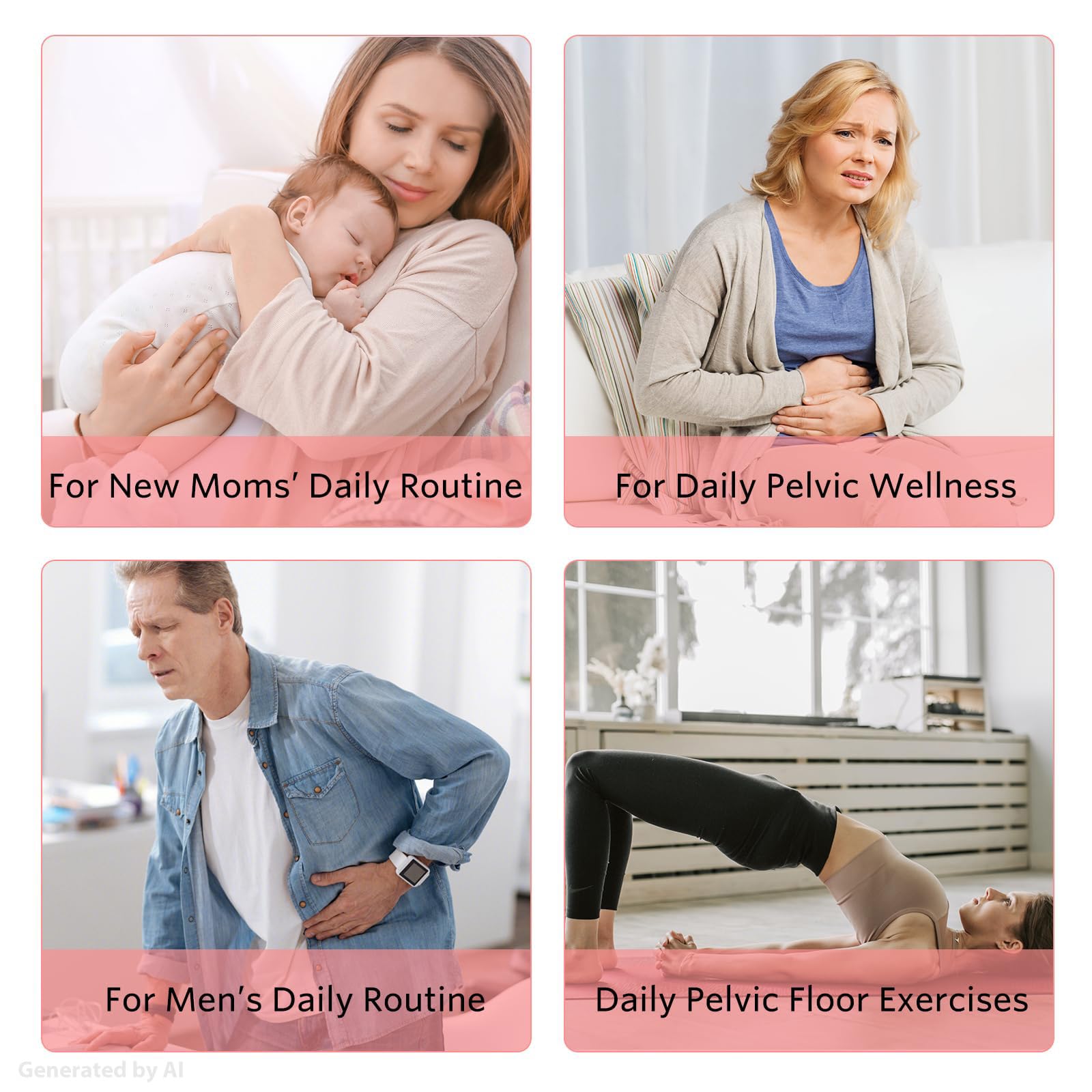 Pelvic Floor Exerciser - Strengthen Muscles at Home -2 Pelvic Floor Exerciser - Strengthen Muscles at Home -2