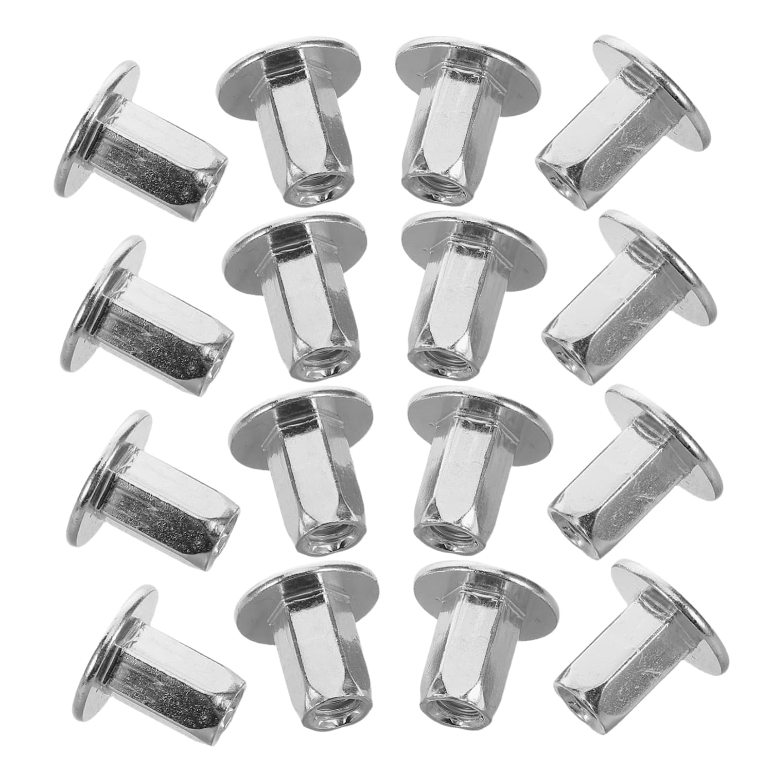 VALICLUD 20pcs Nut for Vehicle License Plate Fastener Metal License Plate Fixing Part Screw for