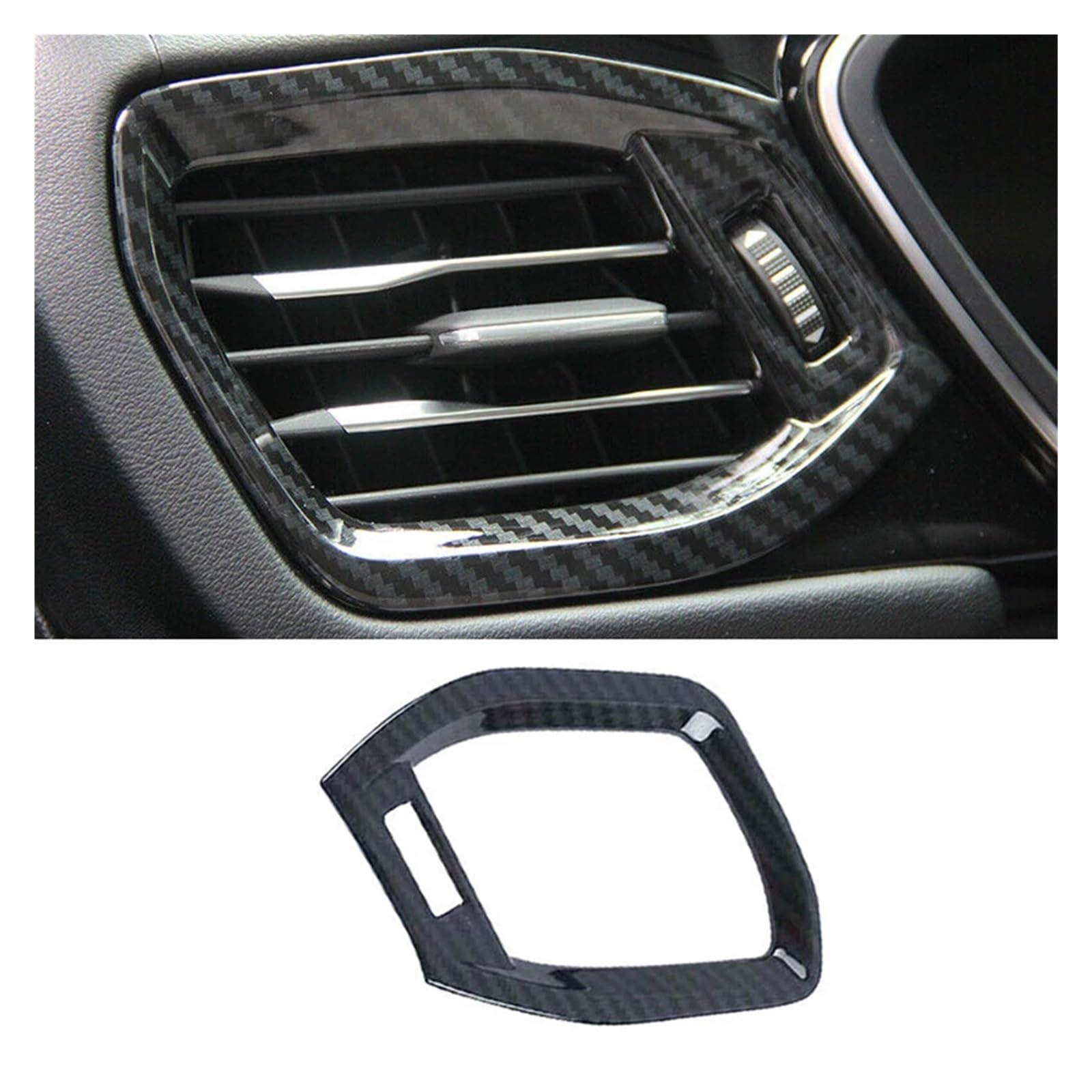 Interior Cover Trim Sticker Car Interior Side Air Vent Outlet Panel Frame Cover Trim Sticker for Escape for Kuga 2020 2021