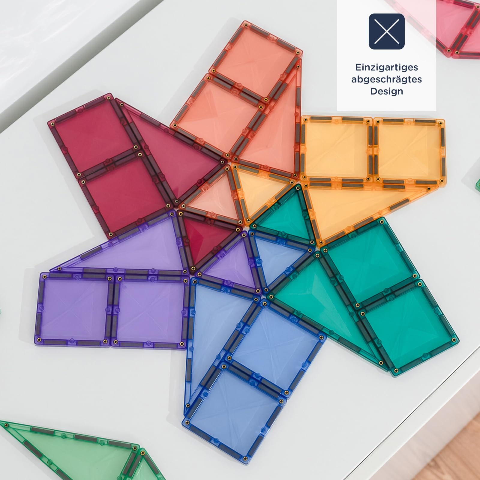 CONNETIX Magnetbausteine Pastell Minipackung, 32 Stück