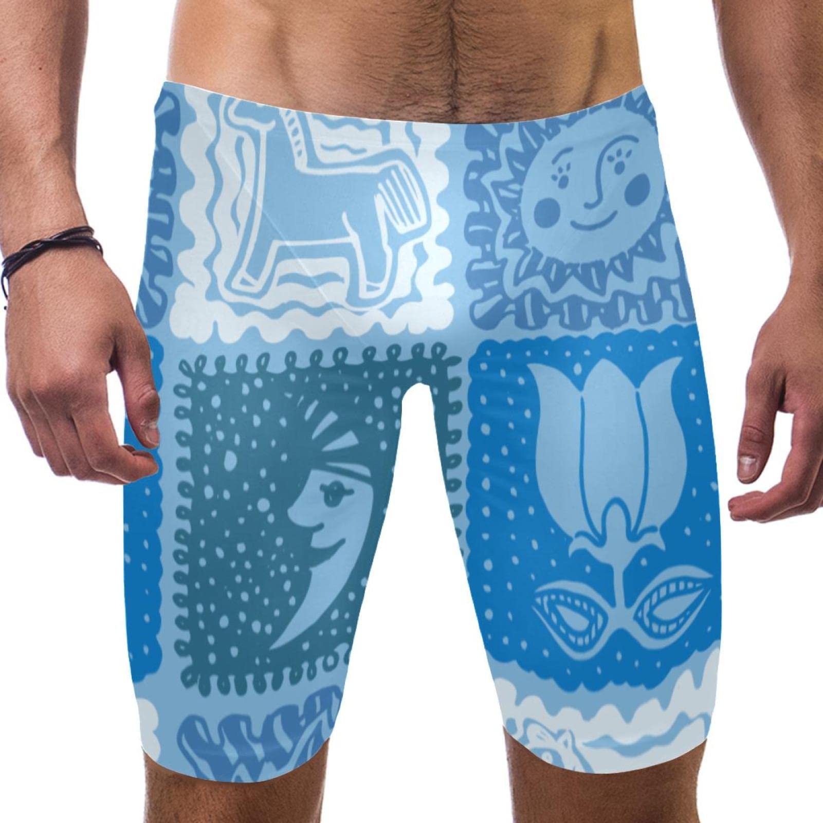 Traje de baño multicolor de playa para natación activa en talla XL 7