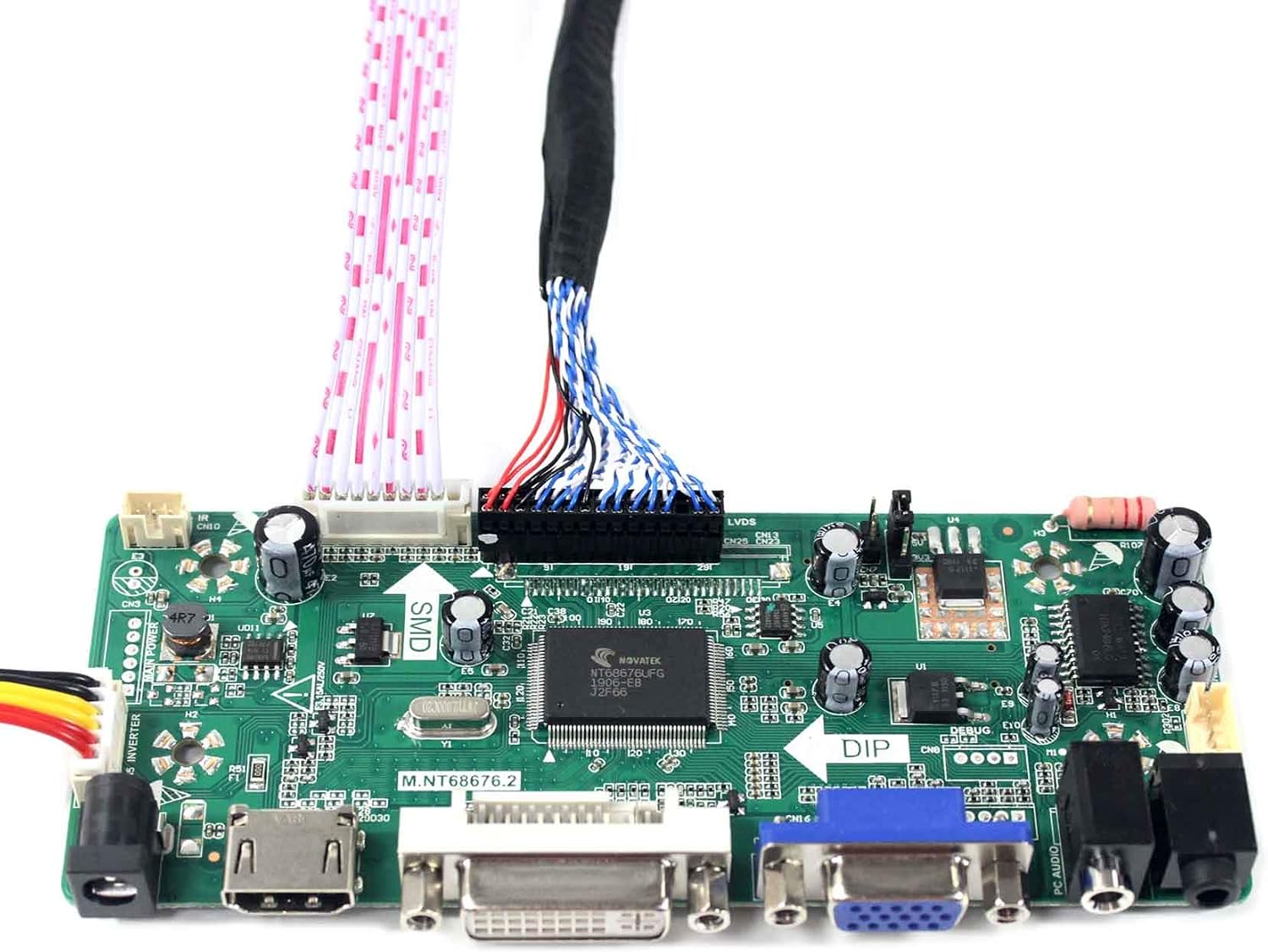 VSDISPLAY 23.8" IPS LCD Screen 23.8 inch 1920X1080 MV238FHM-N10 Work with VGA DVI LCD Controller Board