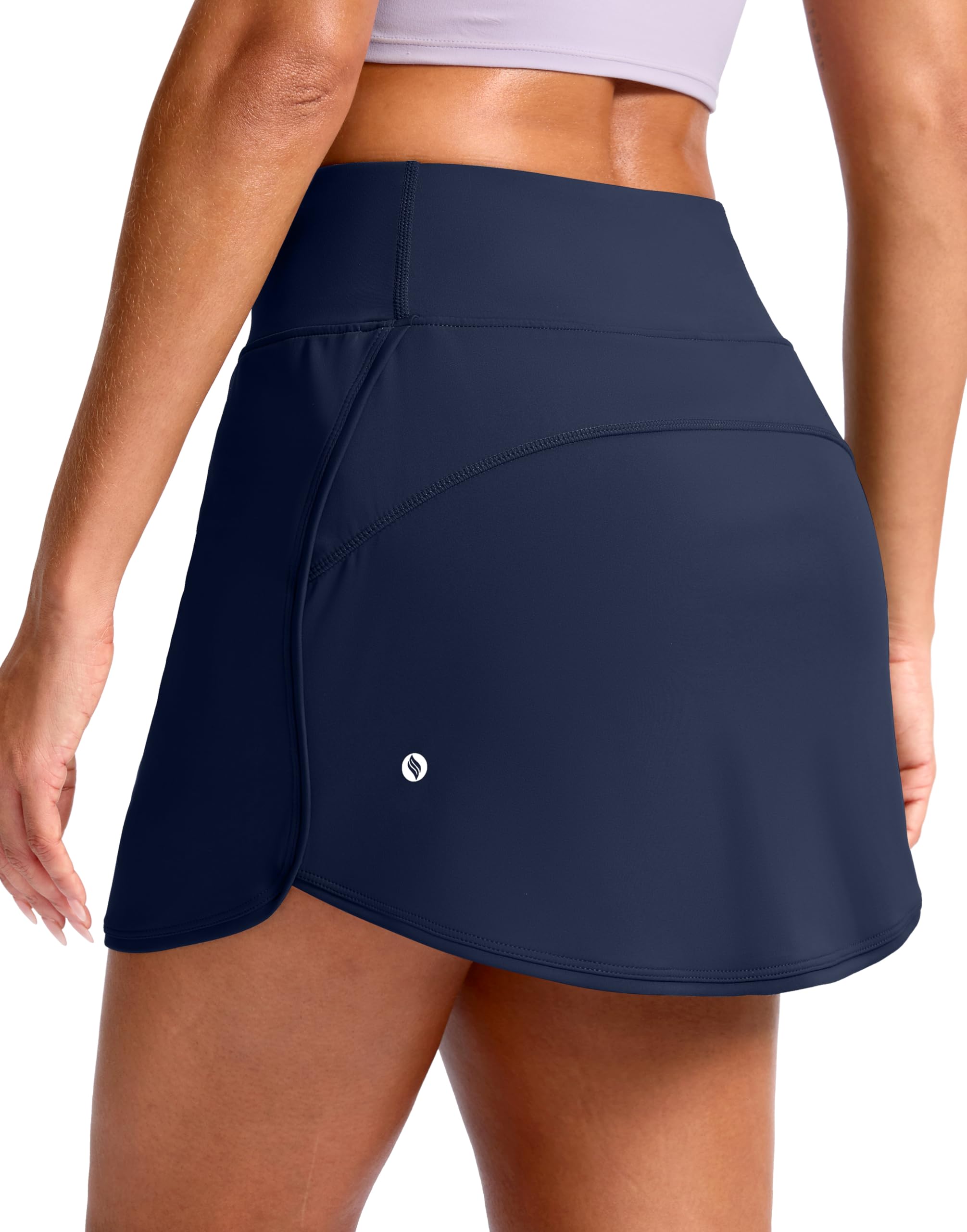 SANTINY Skorts for Women with Pockets High Waisted Golf Skirts