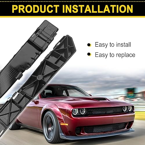 Miniatura 7 de Juego de soportes de parachoques delantero izquierdo derecho compatible con Dodge Journey 2009-2018 Reemplazo para 5178411AD 5178410AD CH1033105