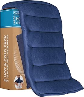 TruHealth Flaxseed Neck Heating Pad for Cold Therapy and Moist Heat Pad for Neck, Back, Shoulder, and Muscle Cramps, Pain ...