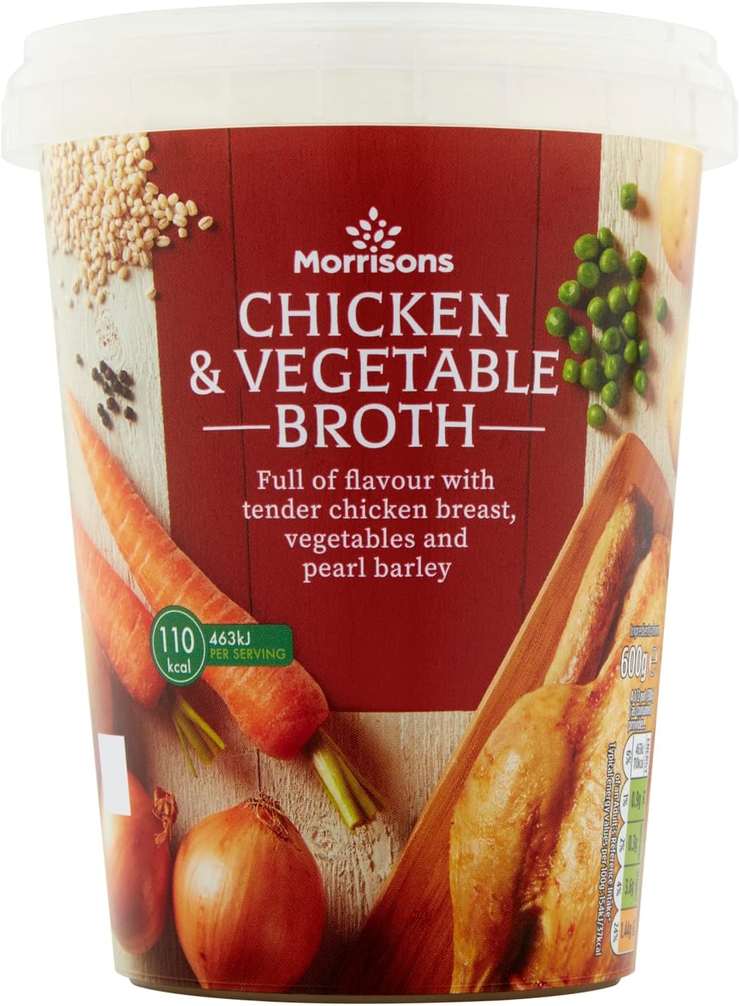 Morrisons Chicken and Vegetable Broth, 600 g Amazon.co.uk Grocery