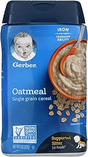 Gerber Baby Cereal, Oatmeal, 8 Ounce