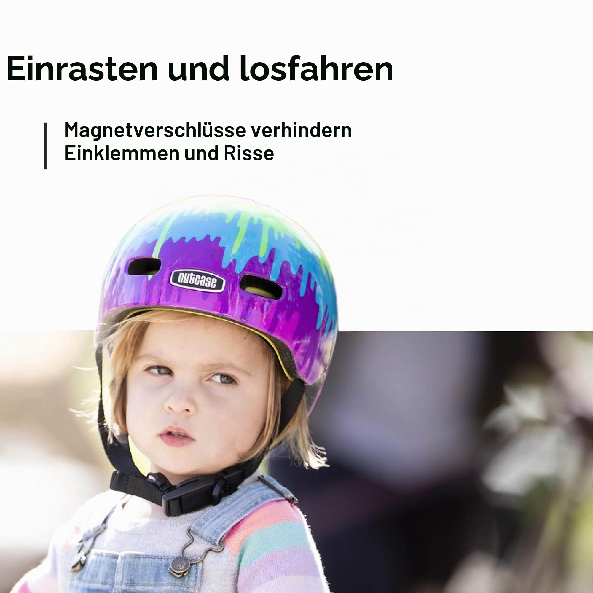 Nutcase Kinder Fahrradhelm Baby Nutty MIPS, XXS, Very Berry, BNUTGL-100