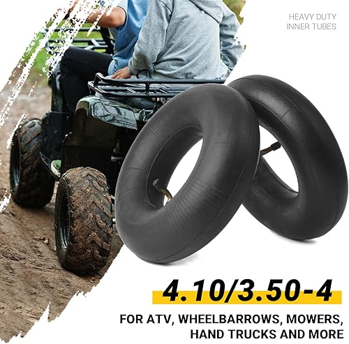 Miniatura 2 de AR-Pro - Tubo interior de repuesto resistente con válvula recta TR-13 (2 unidades) para carretillas, podadora, carrito del mandado y más