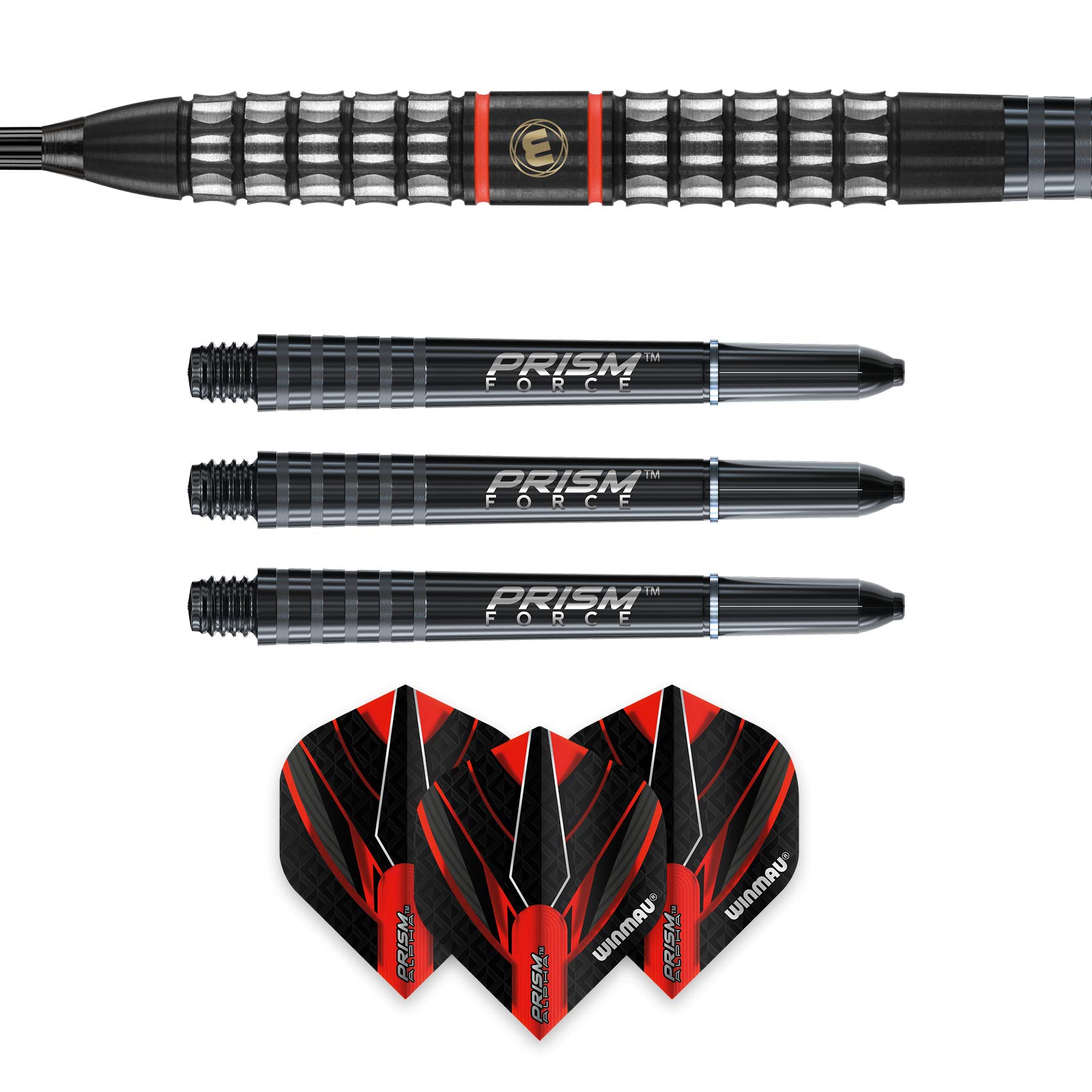 Winmau SICARIO ソフトダーツ Lotki Winmau Sicario Straight 90% Tungsten Darts 22 Gram