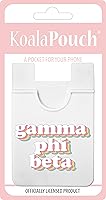 Vista 2 de Sorority Shop Gamma Phi Beta Koala Pouch - Soporte para tarjetas de diseño retro para funda de teléfono, billetera para teléfono adherente
