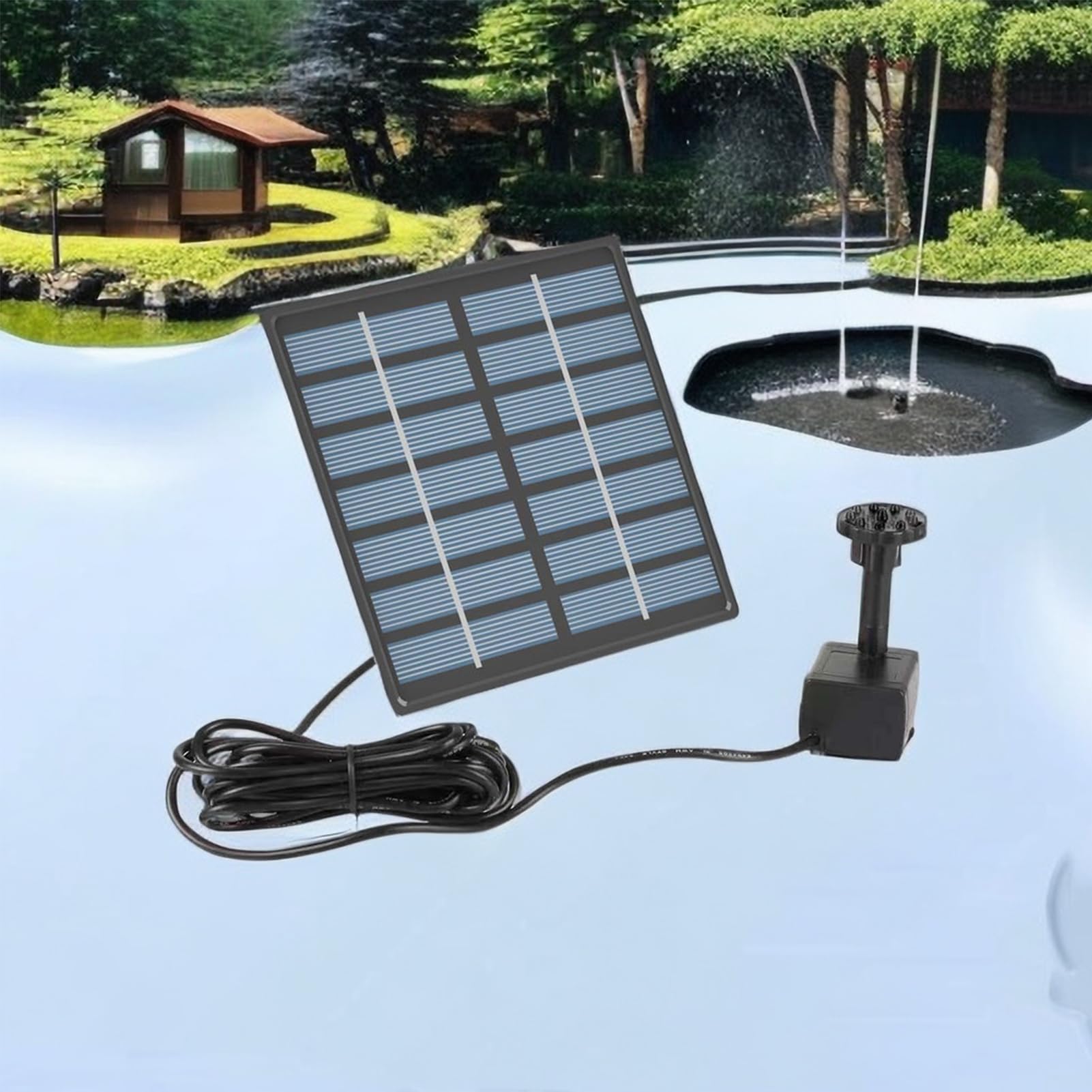 Pompa Laghetto ad Energia Solare Portatile Alimentata A Energia Solare