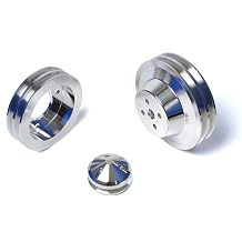 V-Belt Pulley Kit for Ford FE 390 427 428 Engines; 2 groove