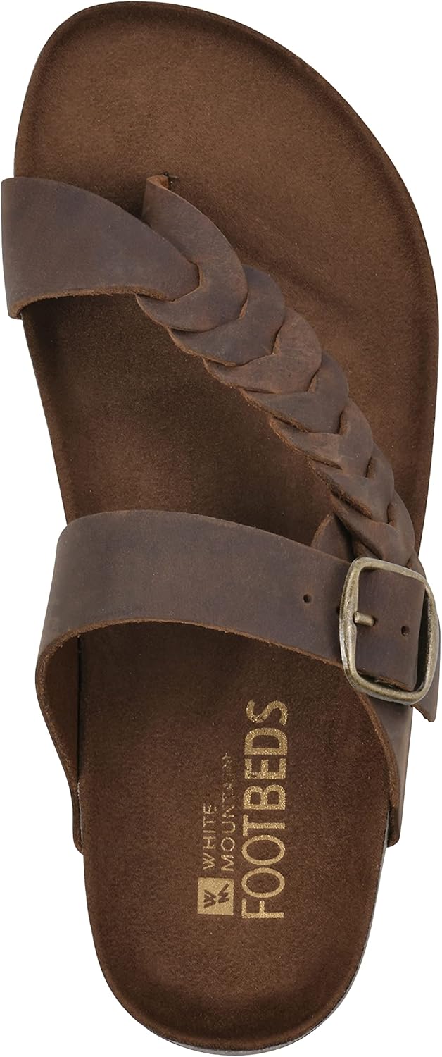 WHITE MOUNTAIN Women's Happier Footbed Sandal - Image 6