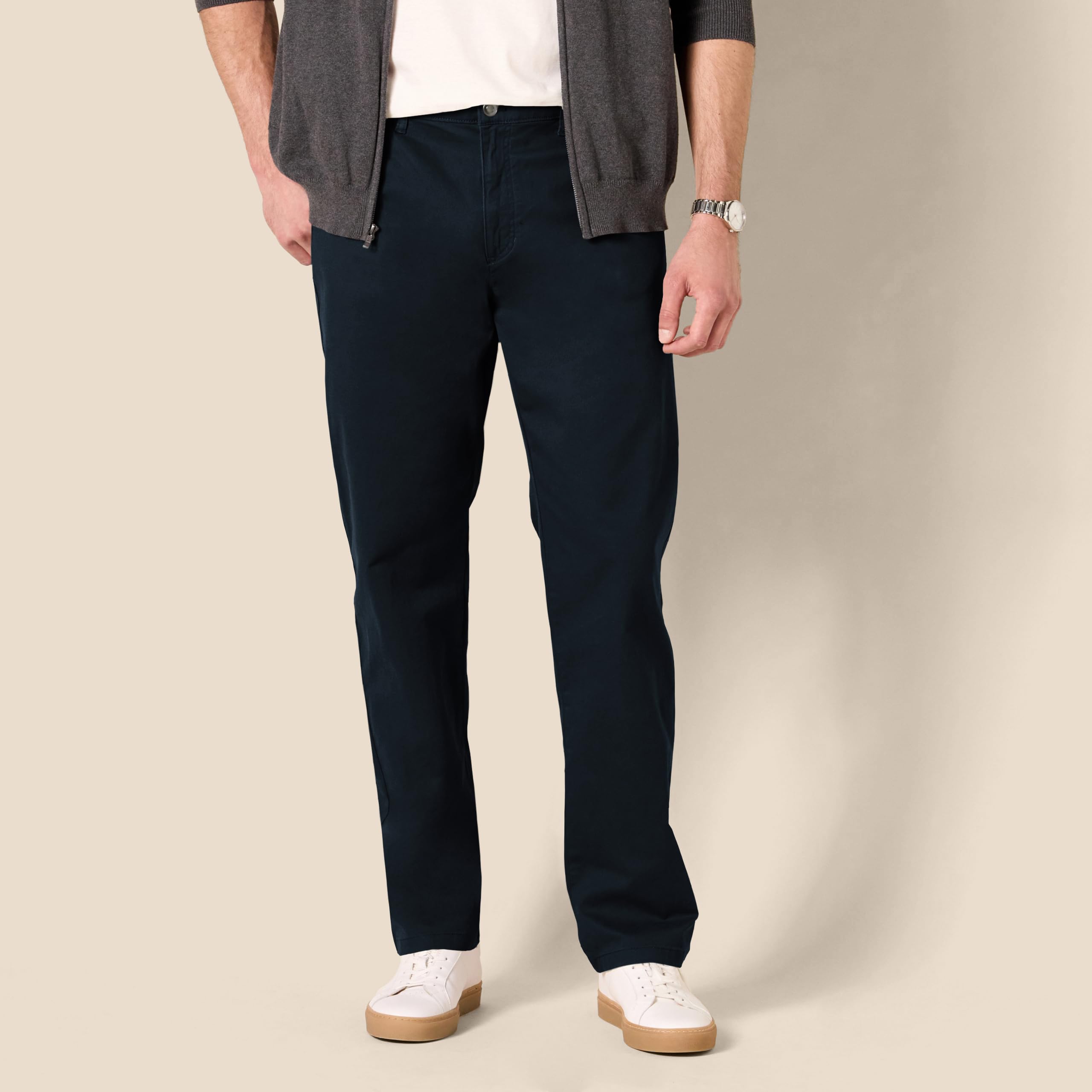 Amazon Essentials Men's Athletic-Fit 5-Pocket Stretch Twill Trouser (Available in Big & Tall) — view 6