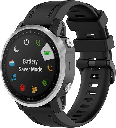 Vista 59 de Correas de reloj Garmin Fenix 6S Pro para mujeres y hombres, Fenix 5S Plus Band de 0.787 pulgadas (0.787 in), correas de repuesto de silicona
