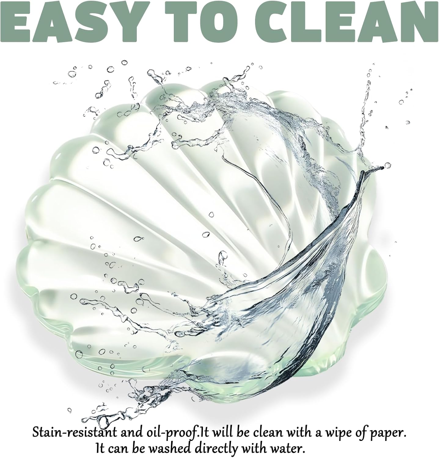 Ocean Beach Keyboard Stand with Gel Seashell Wrist Rest for Keyboard and Mouse