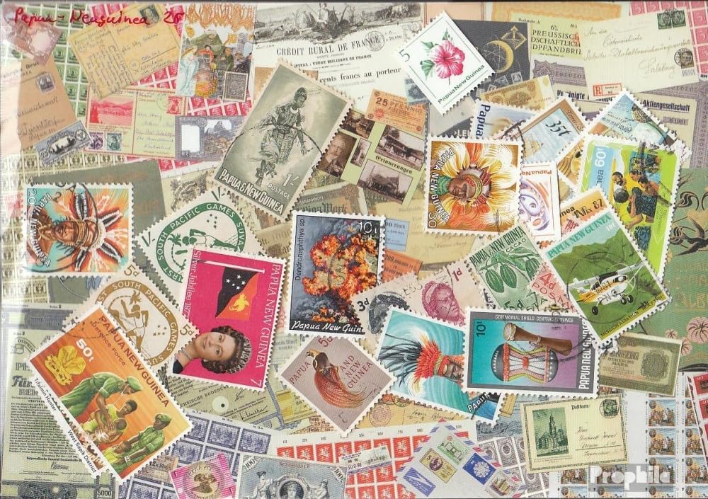 Prophila Collection Papua-Guinea 25 Various Stamps (Stamps for Collectors)