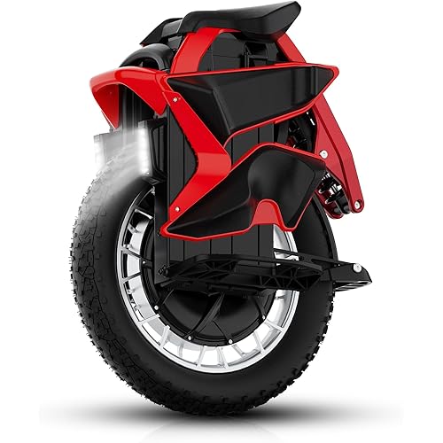 KINGSONG FS22PRO Electric Unicycle, Upgraded 200km Range EUC, 8500W Peak Motor, 130mm Suspension, UL2272 Certified Electric Unicycle for Urban Riding for Off-Road, City Commutes & Extreme Terrain