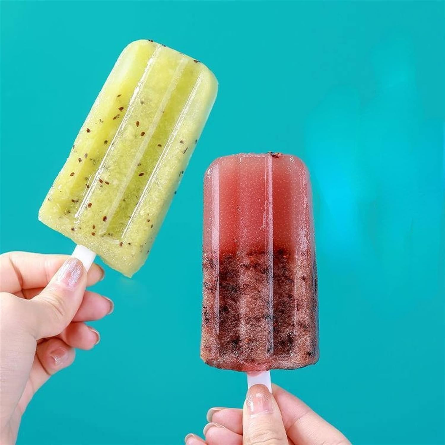 Ice Pop Molds Ice cream mould stick set tray Reusable ice kitchen tool