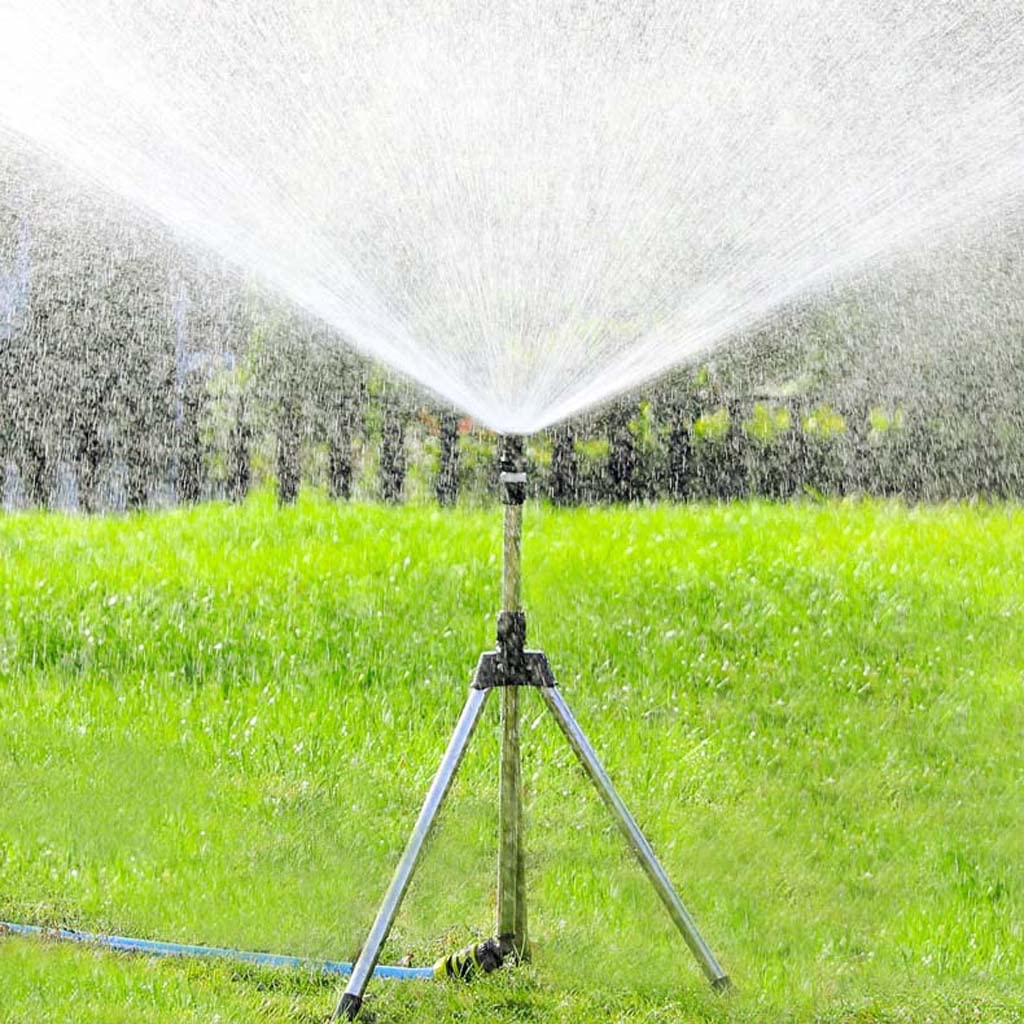 WZX 94 cm Irrigatore Automatico Rotante a 360°, Irrigatore per Prato Irrigatore per Giardino per impieghi gravosi Irrigatore per inverdimento e irrigazione per Prato, Collegamento del Tubo Flessibile