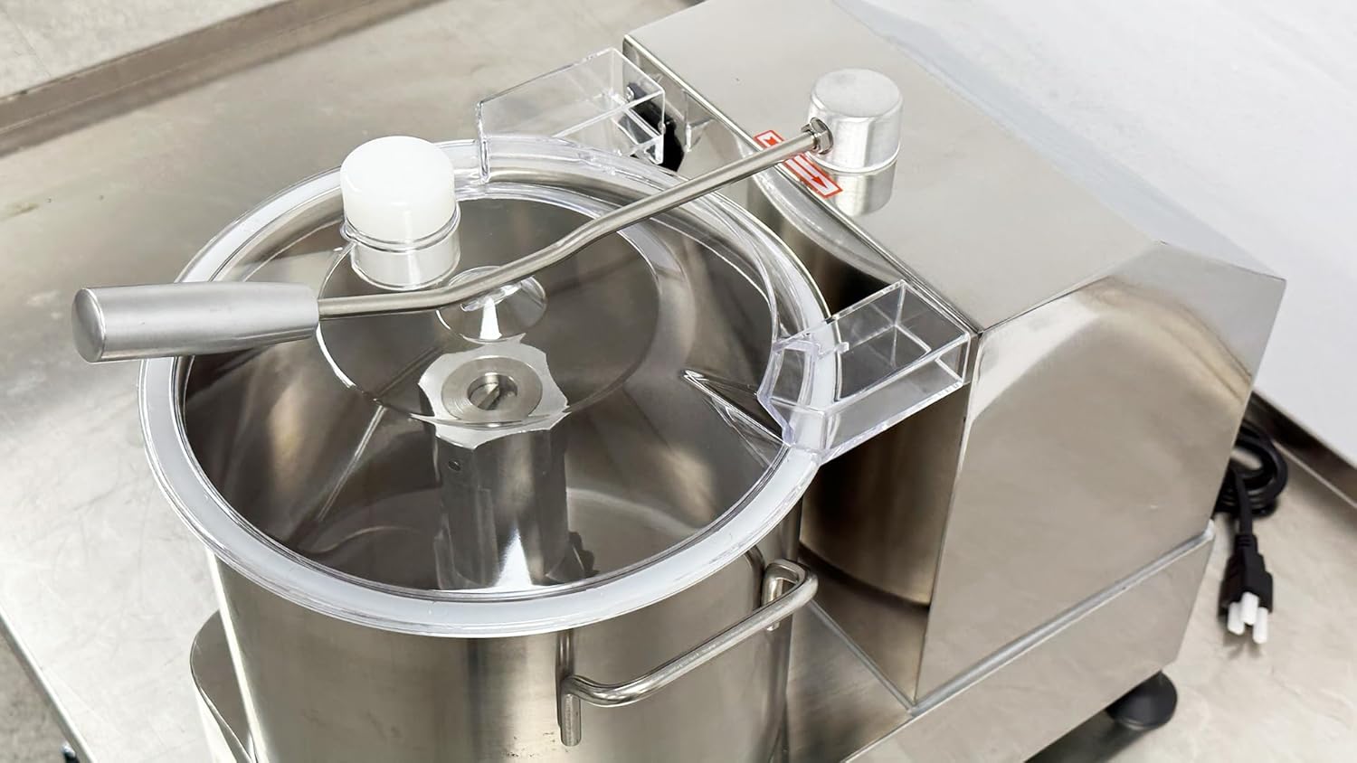 Commercial Food Processor, 9L/9.5Qt Capacity, 1800W, Stainless Steel Bowl with Variable Speed HR-9 ETL