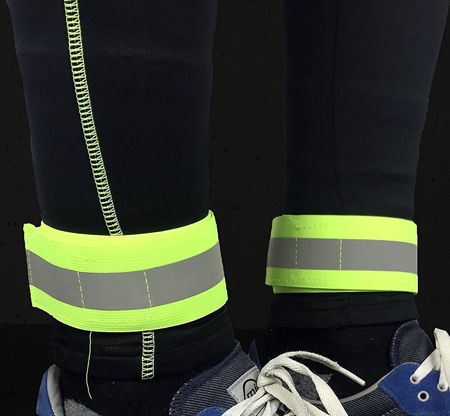 JJJ Gear Reflective Gear High Visitibility Reflective Gilet Riflettore di Sicurezza for Uomo e Donna for la Notte in Esecuzione, in Bicicletta, a Piedi, in Bicicletta con Regali (Color : A)
