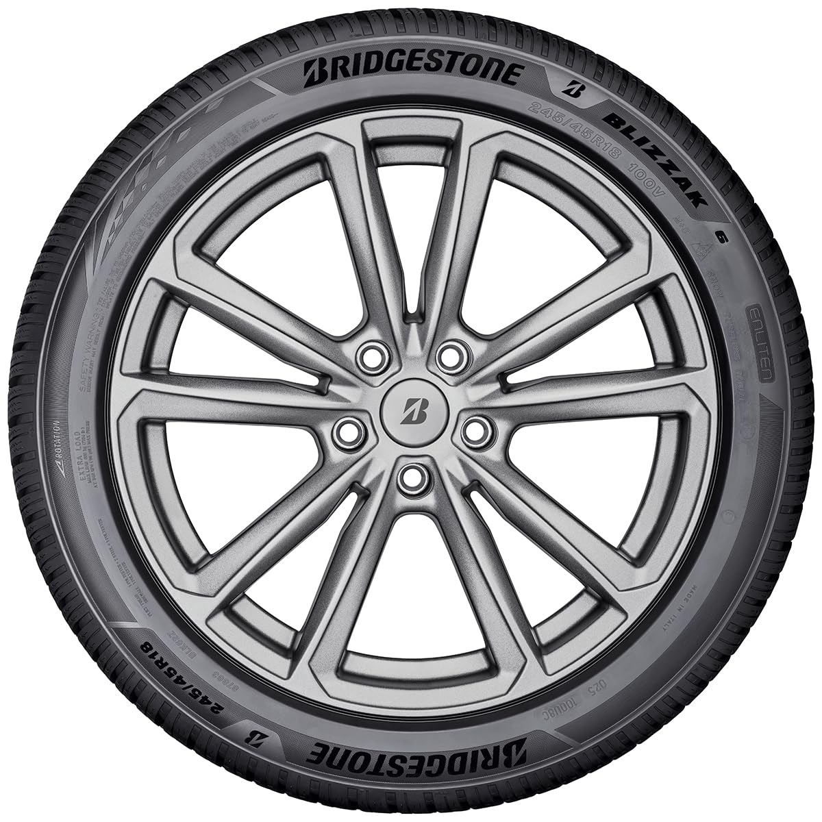 Bridgestone BLIZZAK 6 ENLITEN - 205/55 R16 91H - B/B/70 - Winterreifen (PKW & SUV)
