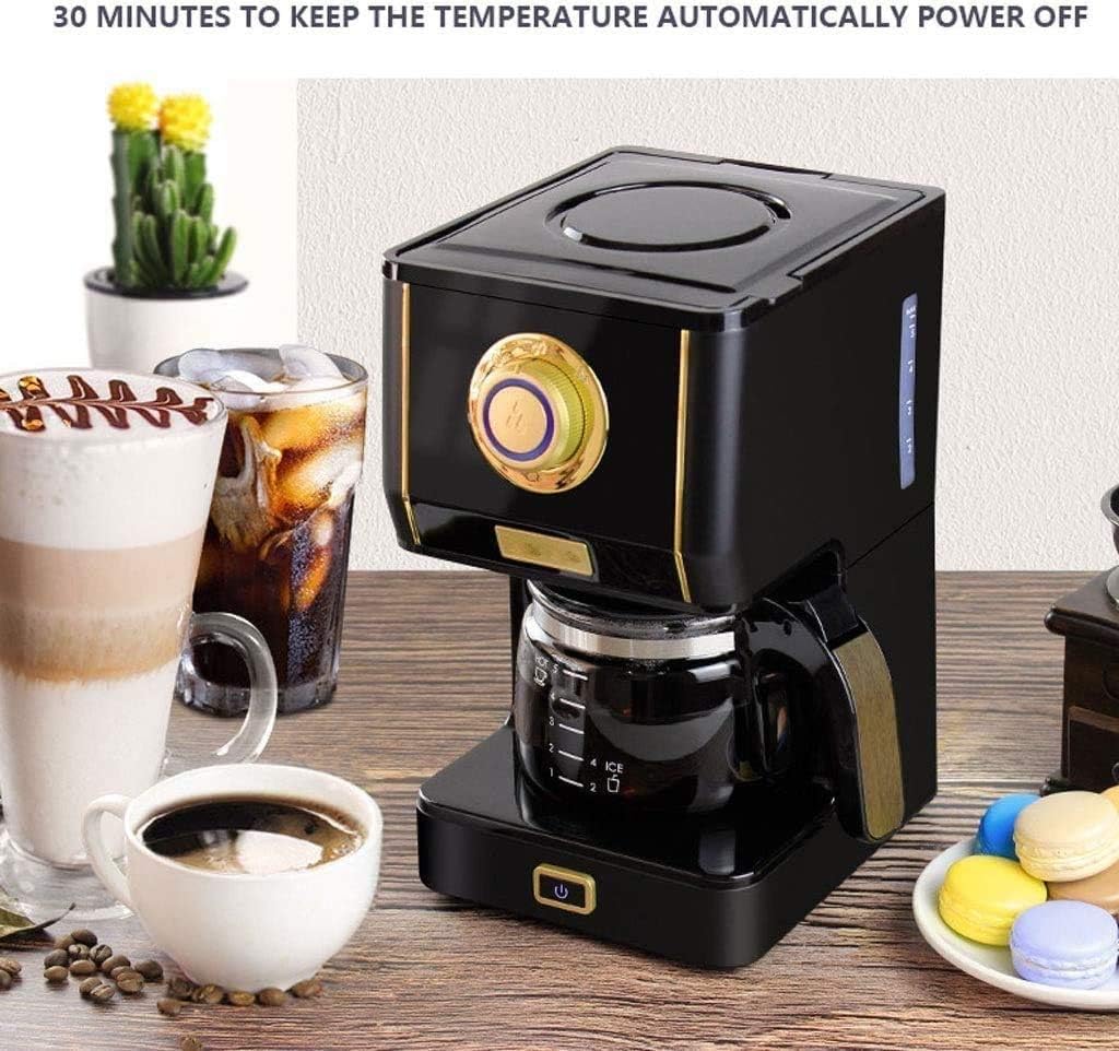 Drip Coffee Maker, Coffee Maker with Thermal Carafe, Adjustable Concentration,Automatic Power-off Protection,with Coffee Pot