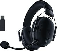 Vista 1 de Razer BlackShark V2 Pro Auriculares inalámbricos para juegos: sonido envolvente espacial THX 7.1, controladores de 1.97 pulgadas, micrófono Negro