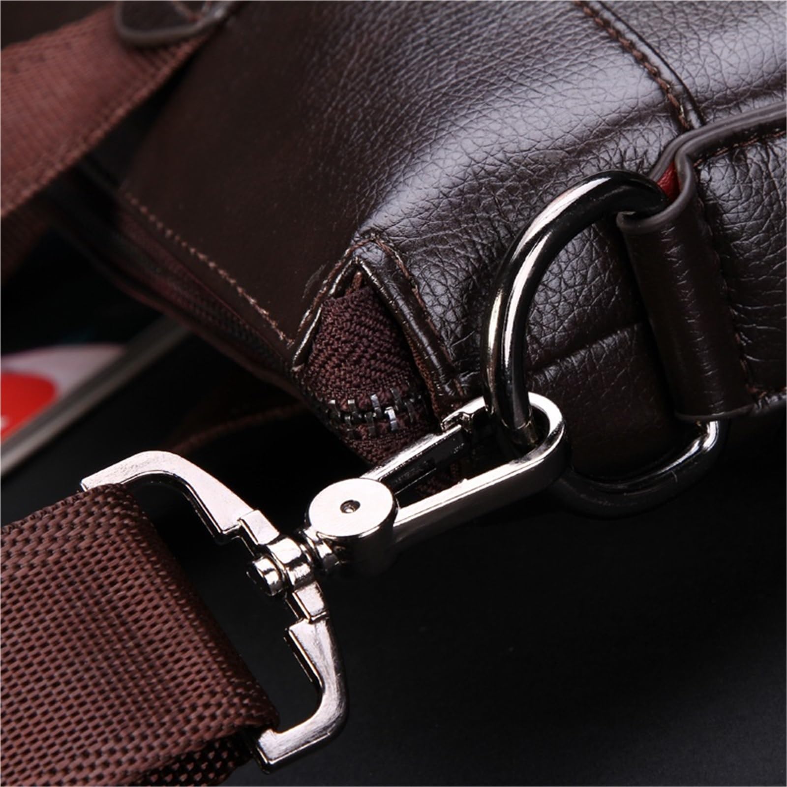Valigetta Porta Documenti Borsa portadocumenti da uomo in pelle di design, grande capacità, organizer for documenti A4, viaggio d'affari In Viaggio D'Affari