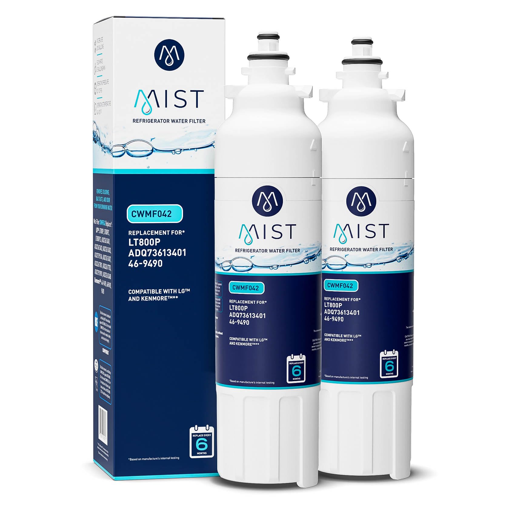 Amazon.com: Mist ADQ73613401 Refrigerator Water Filter Replacement