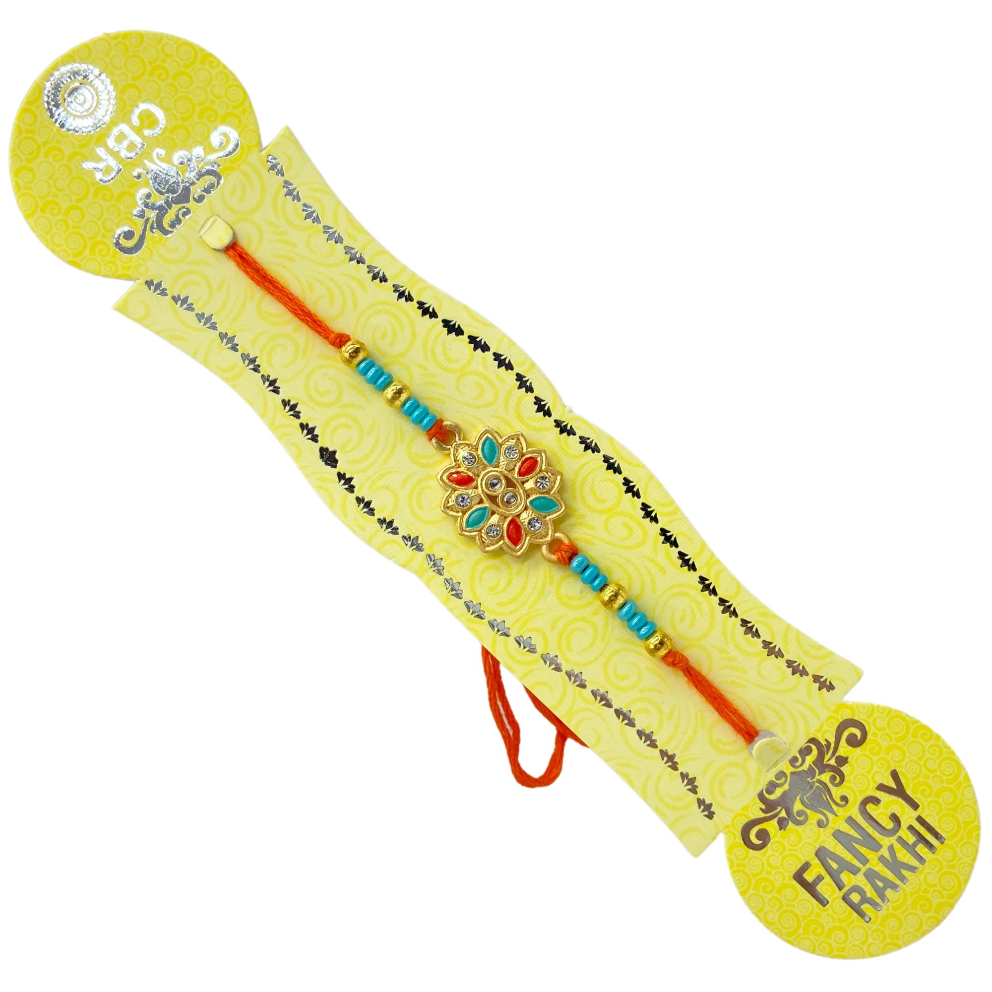 BOBBINY Set of 2 Multicolor Floral & Pearl Designer Rakhis - Rakhi for Brother, Bhaiya, Bhai (B0D95TTQHC) Amazon Price History, Amazon Price Tracker